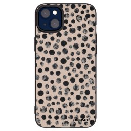 Fekete szilikon tok az alábbi mobiltelefonokra Apple iPhone 14 Plus - Dots