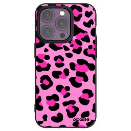 Fekete szilikon tok az alábbi mobiltelefonokra Apple iPhone 14 Pro - Pink Tiger