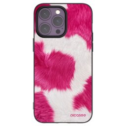 Fekete szilikon tok az alábbi mobiltelefonokra Apple iPhone 14 Pro Max - Pink Moo