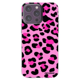 Átlátszó szilikon tok az alábbi mobiltelefonokra Apple iPhone 14 Pro Max - Pink Tiger