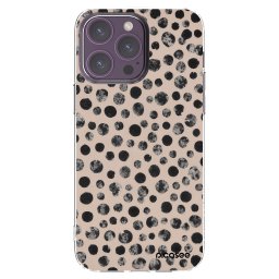 Átlátszó szilikon tok az alábbi mobiltelefonokra Apple iPhone 14 Pro Max - Dots