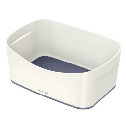 LEITZ MyBox íróasztaldoboz, fehér/szürke