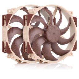 NOCTUA ventilátor NF-A14x25r-G2-PWM-Sx2-PP, 2x 140mm, barna