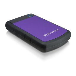 TRANSCEND Külső merevlemez USB 3.1 StoreJet 25H3P, 4TB, lila (ütésálló)