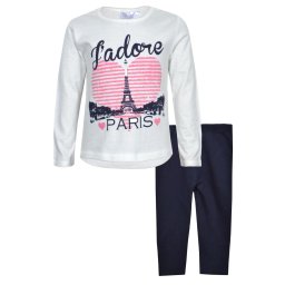 Eifel torony mintás felső és leggings szett