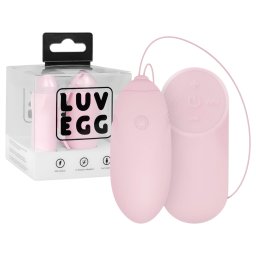 LUV EGG - hordható akkus, rádiós vibrációs tojás (pink)