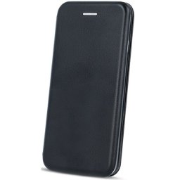 Motorola Moto E15 / G05, Oldalra nyíló tok, stand, Forcell Elegance, fekete