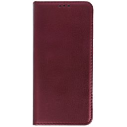 Samsung Galaxy S25 Edge SM-S937, Oldalra nyíló tok, stand, Magnet Book, bordó