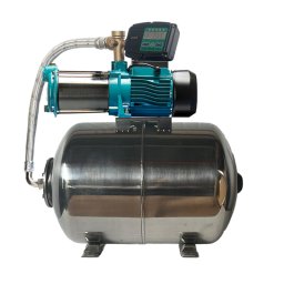 Házi vízmű MHI 1300 inox / 60L rozsdamentes acél IBO PRESS SX-el önfelszívó kerti szivattyúval és hidrofor tartállyal