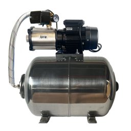 Házi vízmű MCI 3-6 INOX / 60l rozsdamentes acélból önfelszívó szivattyúval és hidrofor tartállyal