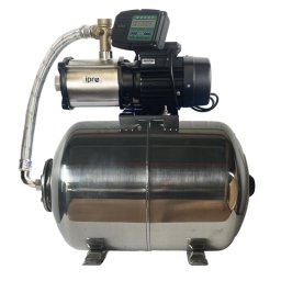 Házi vízmű MCI 3-6 INOX / 60l rozsdamentes acél és IBO PRESS SX önfelszívó szivattyúval és hidrofor tartállyal