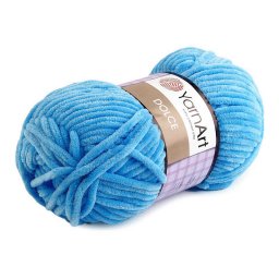 YarnArt Dolce zsenília kötő- és horgoló fonal, 100g, 758, égszínkék