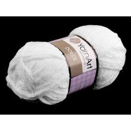 YarnArt Dolce zsenília kötő- és horgoló fonal, 100g, 741, fehér