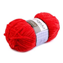 YarnArt Dolce zsenília kötő- és horgoló fonal, 100g, 748, skarlátvörös