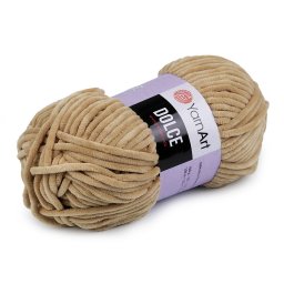 YarnArt Dolce zsenília kötő- és horgoló fonal, 100g, 747, bézs