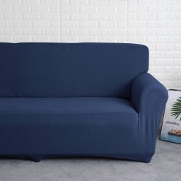 KanapéHuzat (enyhén vízlep., 3 személyes, sötétkék)