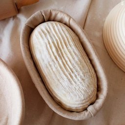 Rattan Szakajtó / Kelesztőtál ovális 35x14x7 cm