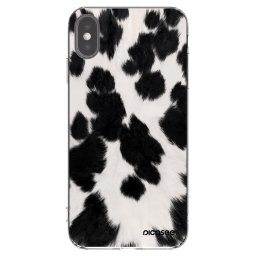Átlátszó szilikon tok az alábbi mobiltelefonokra Apple iPhone XS Max - Black Moo