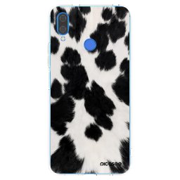 Átlátszó szilikon tok az alábbi mobiltelefonokra Huawei Nova 3i - Black Moo