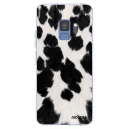 Átlátszó szilikon tok az alábbi mobiltelefonokra Samsung Galaxy S9 G960F - Black Moo