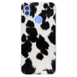 Átlátszó szilikon tok az alábbi mobiltelefonokra Huawei P Smart 2019 - Black Moo