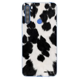 Átlátszó szilikon tok az alábbi mobiltelefonokra Xiaomi Redmi Note 8T - Black Moo