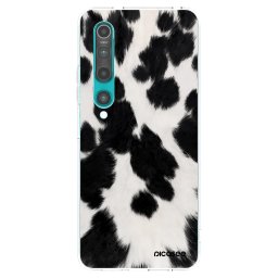 Átlátszó szilikon tok az alábbi mobiltelefonokra Xiaomi Mi 10 - Black Moo