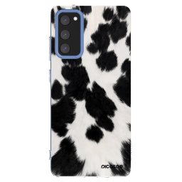Átlátszó szilikon tok az alábbi mobiltelefonokra Samsung Galaxy S20 FE - Black Moo