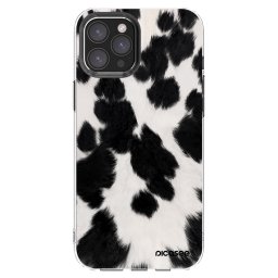 Átlátszó szilikon tok az alábbi mobiltelefonokra Apple iPhone 12 Pro Max - Black Moo