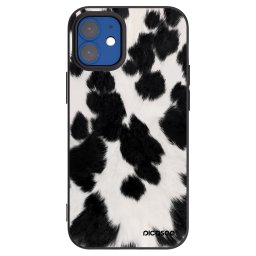 Fekete szilikon tok az alábbi mobiltelefonokra Apple iPhone 12 mini - Black Moo