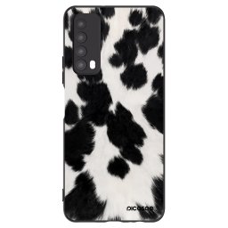 Fekete szilikon tok az alábbi mobiltelefonokra Huawei P Smart 2021 - Black Moo