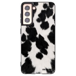 Fekete szilikon tok az alábbi mobiltelefonokra Samsung Galaxy S21 5G G991B - Black Moo