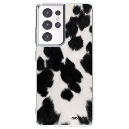 Átlátszó szilikon tok az alábbi mobiltelefonokra Samsung Galaxy S21 Ultra 5G G998B - Black Moo