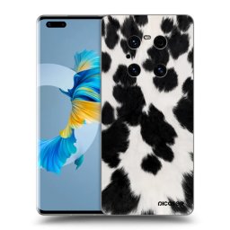 Átlátszó szilikon tok az alábbi mobiltelefonokra Huawei Mate 40 Pro - Black Moo