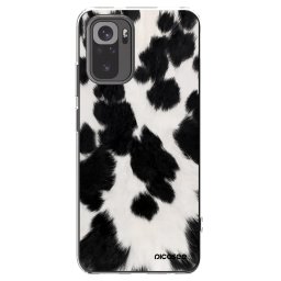 Átlátszó szilikon tok az alábbi mobiltelefonokra Xiaomi Redmi Note 10 - Black Moo
