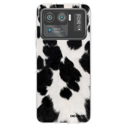 Átlátszó szilikon tok az alábbi mobiltelefonokra Xiaomi Mi 11 Ultra - Black Moo