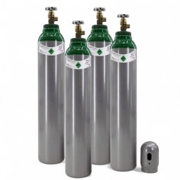 Argon töltött gázpalack 10L/ 2,1m³ - 4 db
