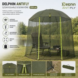 Delphin AntiFLY szúnyogháló esernyőre 250cm