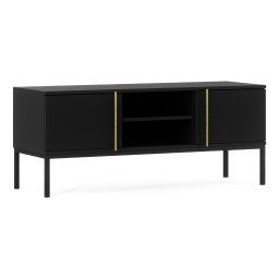 TV asztal LANZZI 120x40 cm, fekete