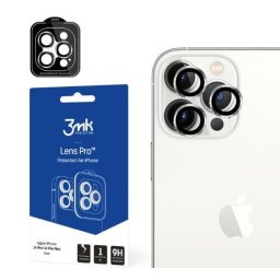 3mk lencsevédő Pro az Apple iPhone 14 Pro / iPhone 14 Pro Max készülékhez, ezüst színű