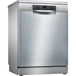 BOSCH SMS46KI01E Serie 4, Szabadonálló mosogatógép, 60 cm, silver-inox, SMS46KI01E