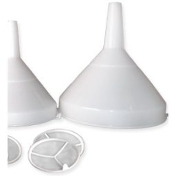 Műanyag Tölcsér 25cm-es + Szűrőbetét (1368)