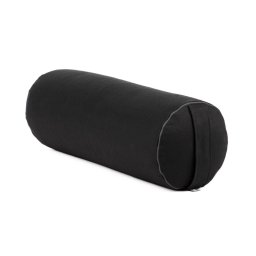 Bolster ECO hengerpárna pamutvatta töltettel - Fekete - Bodhi