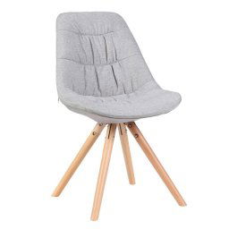 REGE Modern steppelt szék szürke/bükk