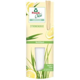 FROSCH Légfrissítő, 90 ml, utántöltő, FROSCH "Oase", citromfű