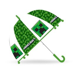 Minecraft Creeper gyerek átlátszó félautomata esernyő ?70 cm