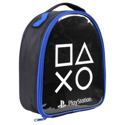 PlayStation Black thermo uzsonnás táska, hűtőtáska 24 cm