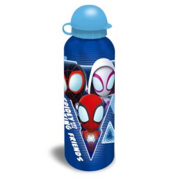 Pókember Blue Web alumínium kulacs ívókupakkal 500 ml