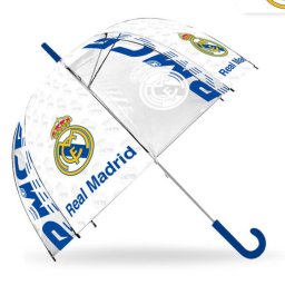 Real Madrid Emblem gyerek átlátszó esernyő ?70 cm