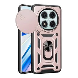 Defender szilikon telefonvédő (ütésállóság, tartógyűrű, kameravédő) ROZÉARANY Xiaomi Poco X7, Redmi Note 14 Pro 5G